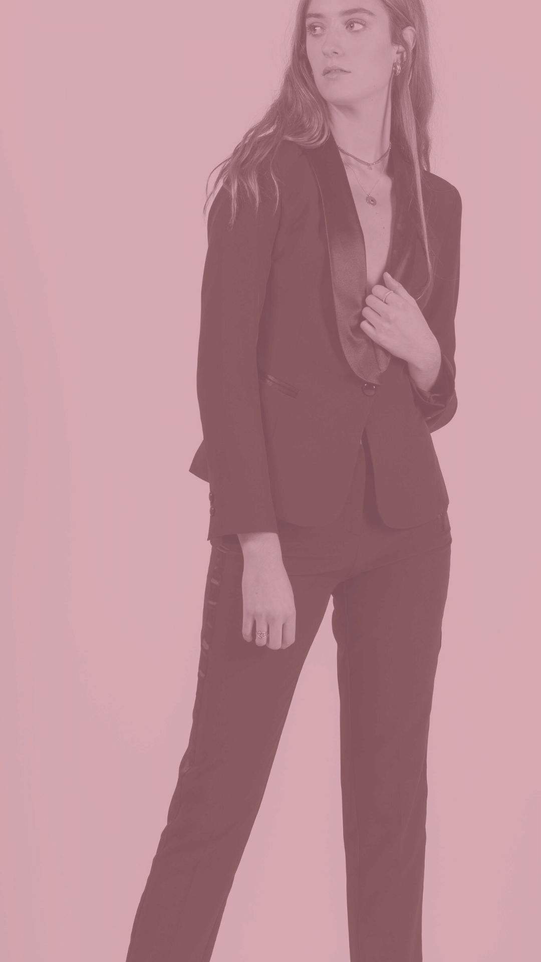 trajes pantalon mujer boda